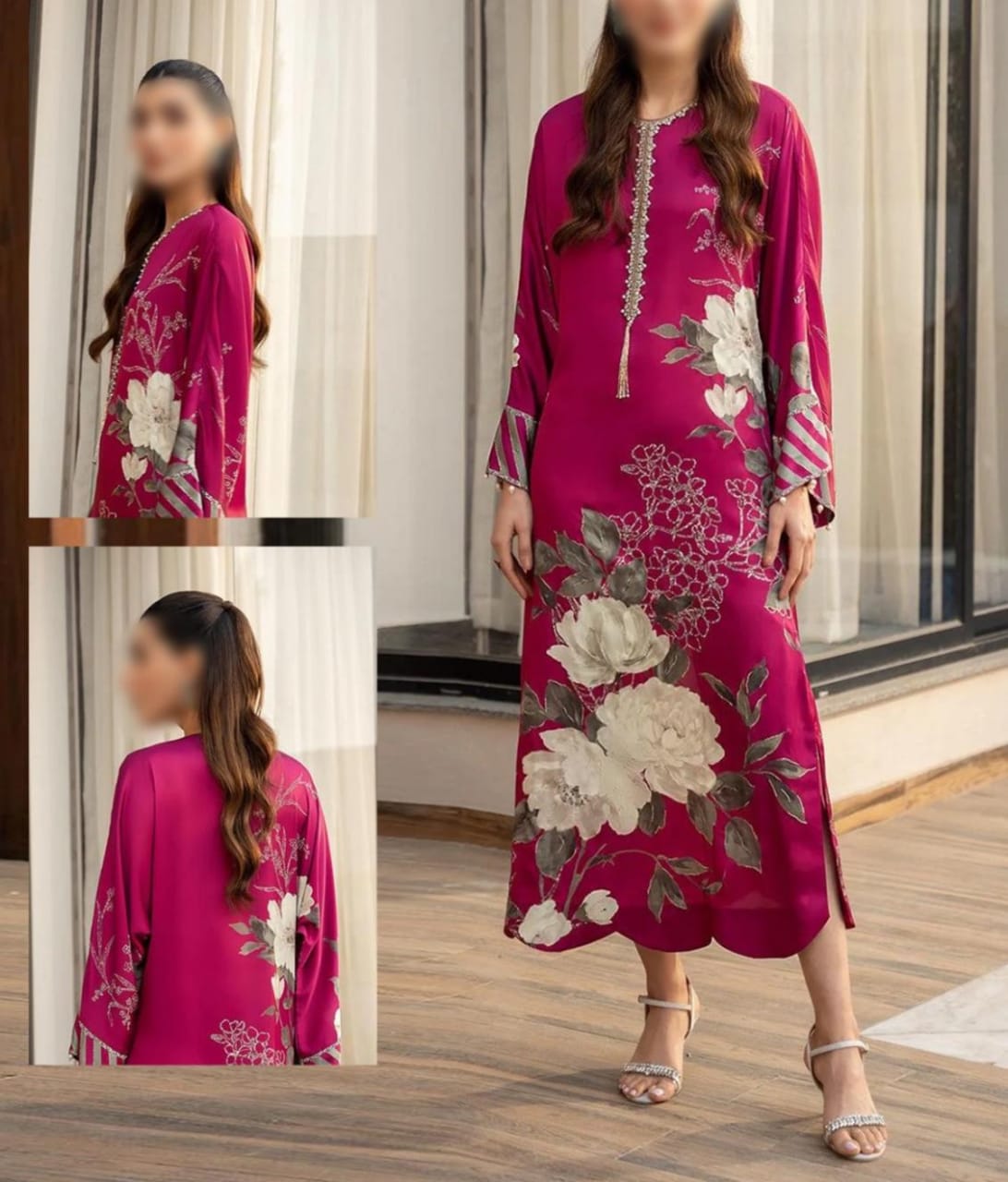 Digital Printed Shamoz Silk 2pc