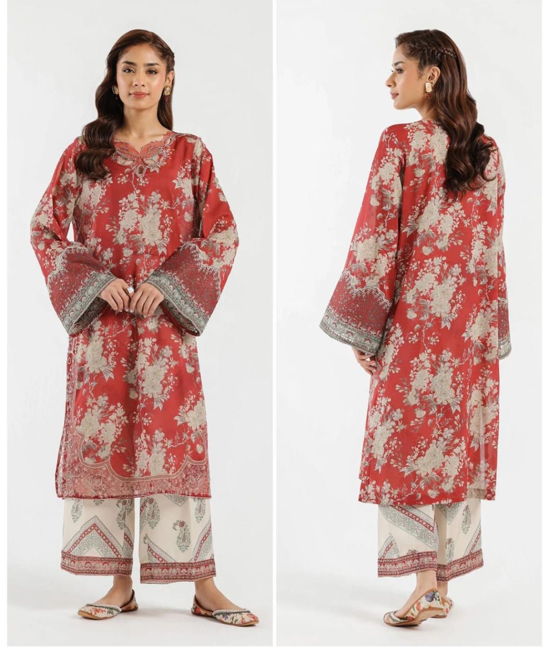 Digital Printed Shamoz Silk 2pc