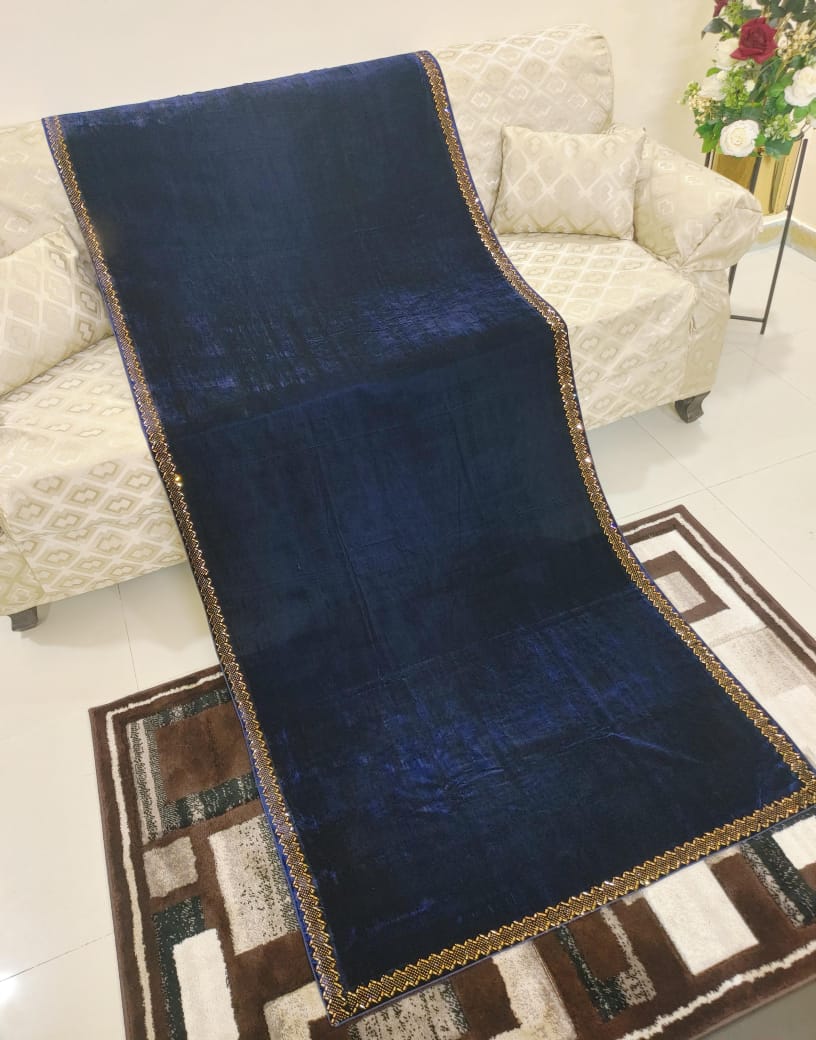 PREMIUM QUALITY STONE WORK VELVET SHAWL